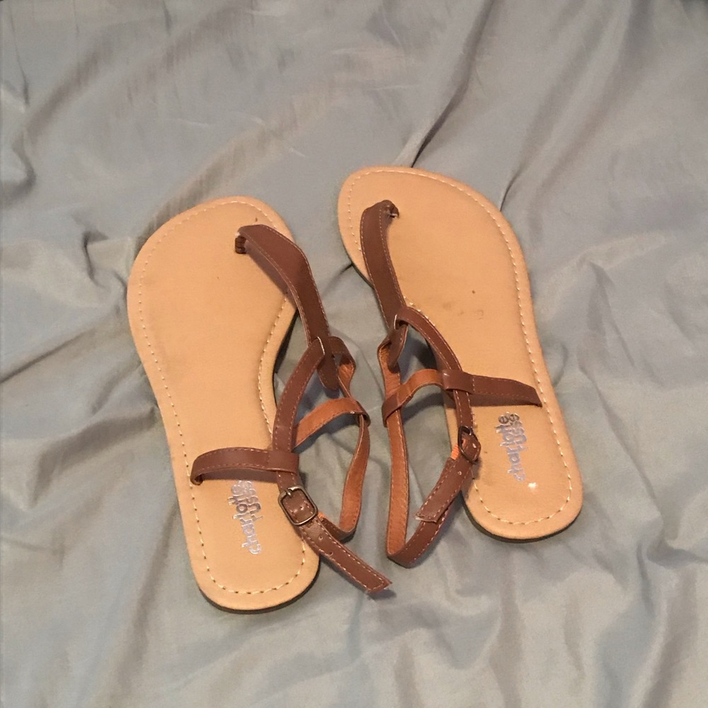 Charlotte Russe Tan Sandals